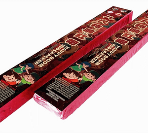 Happy Boom Red Cracker (8 Inch)